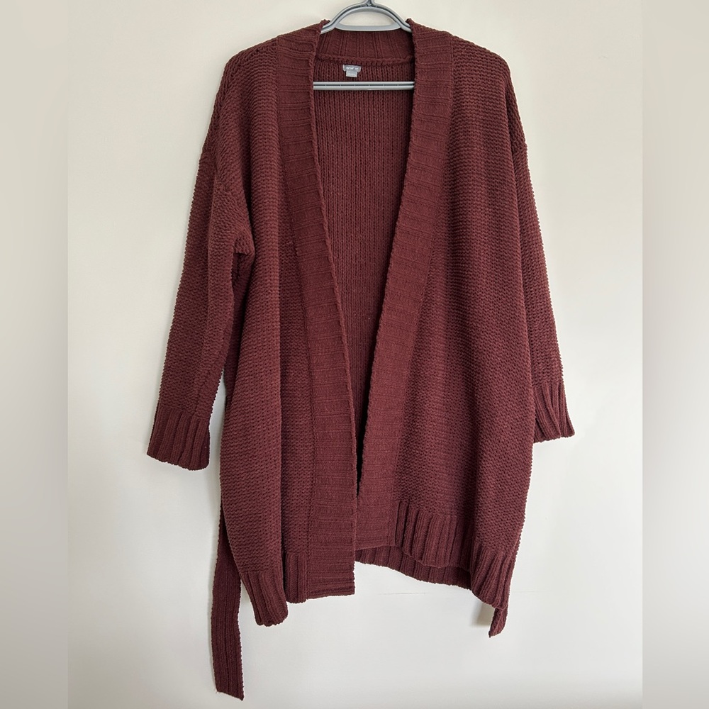Cozy Aerie tie up cardigan